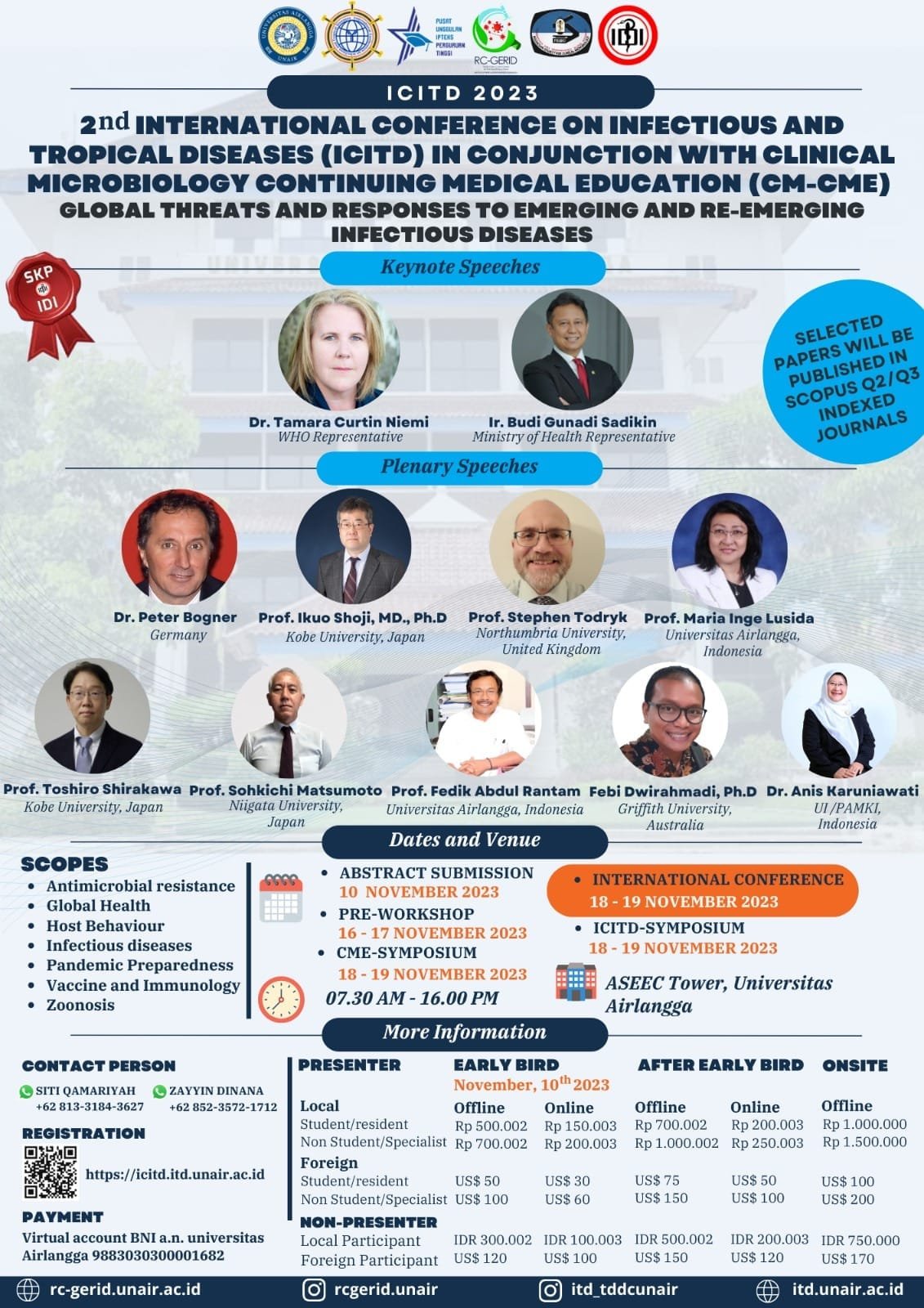 2nd INTERNATIONAL CONFERENCE ON INFECTIOUS AND TROPICAL DISEASE 2023 ...